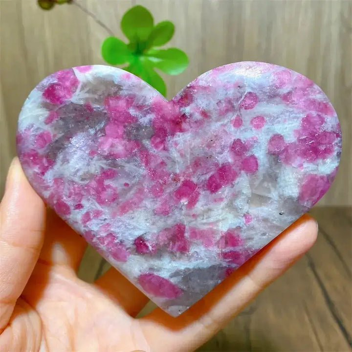 Unicorn Stone Heart Crystal for Healing and Meditation-Hearts-Ali-181g 102mm-Unicorn Stone-Crystal Destiny