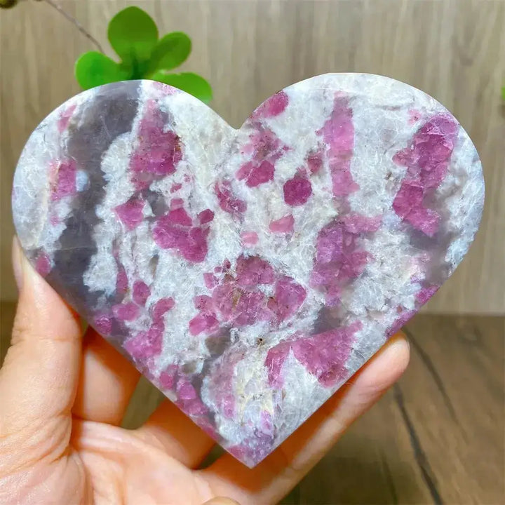Unicorn Stone Heart Crystal for Healing and Meditation-Hearts-Ali-181g 102mm-Unicorn Stone-Crystal Destiny