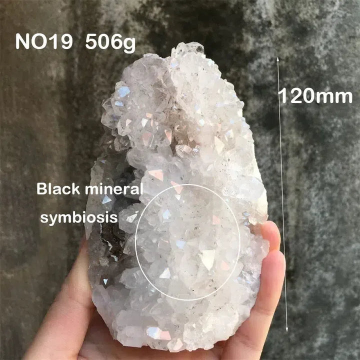 Unique Natural Chrysanthemum Quartz Cluster