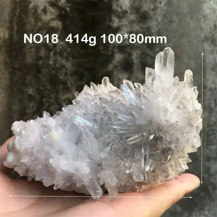 Unique Natural Chrysanthemum Quartz Cluster