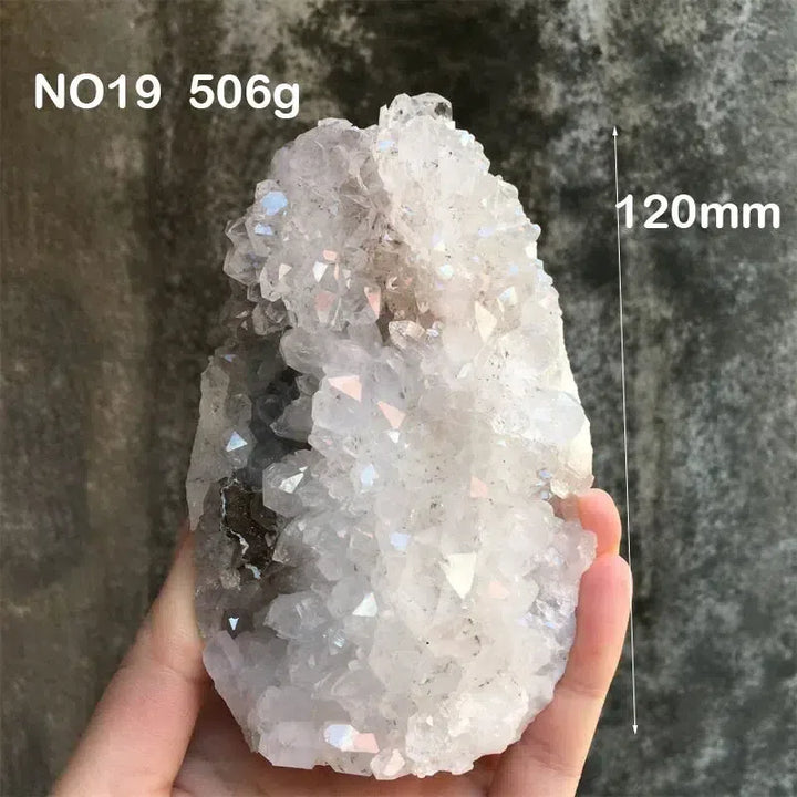 Unique Natural Chrysanthemum Quartz Cluster