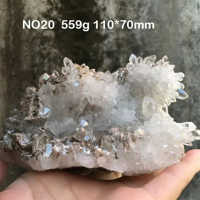 Unique Natural Chrysanthemum Quartz Cluster