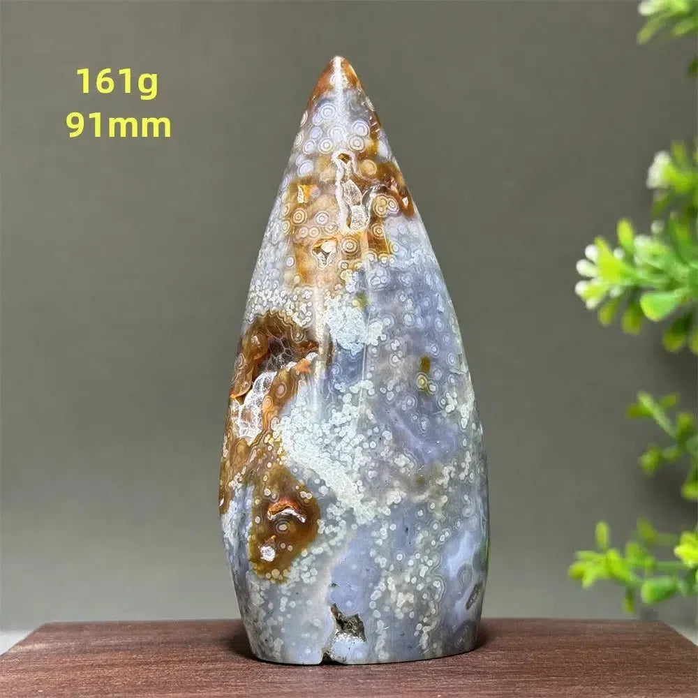 Unique Ocean Jasper Freeform Torch