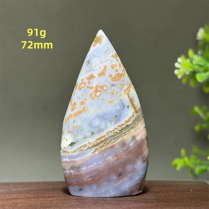 Unique Ocean Jasper Freeform Torch