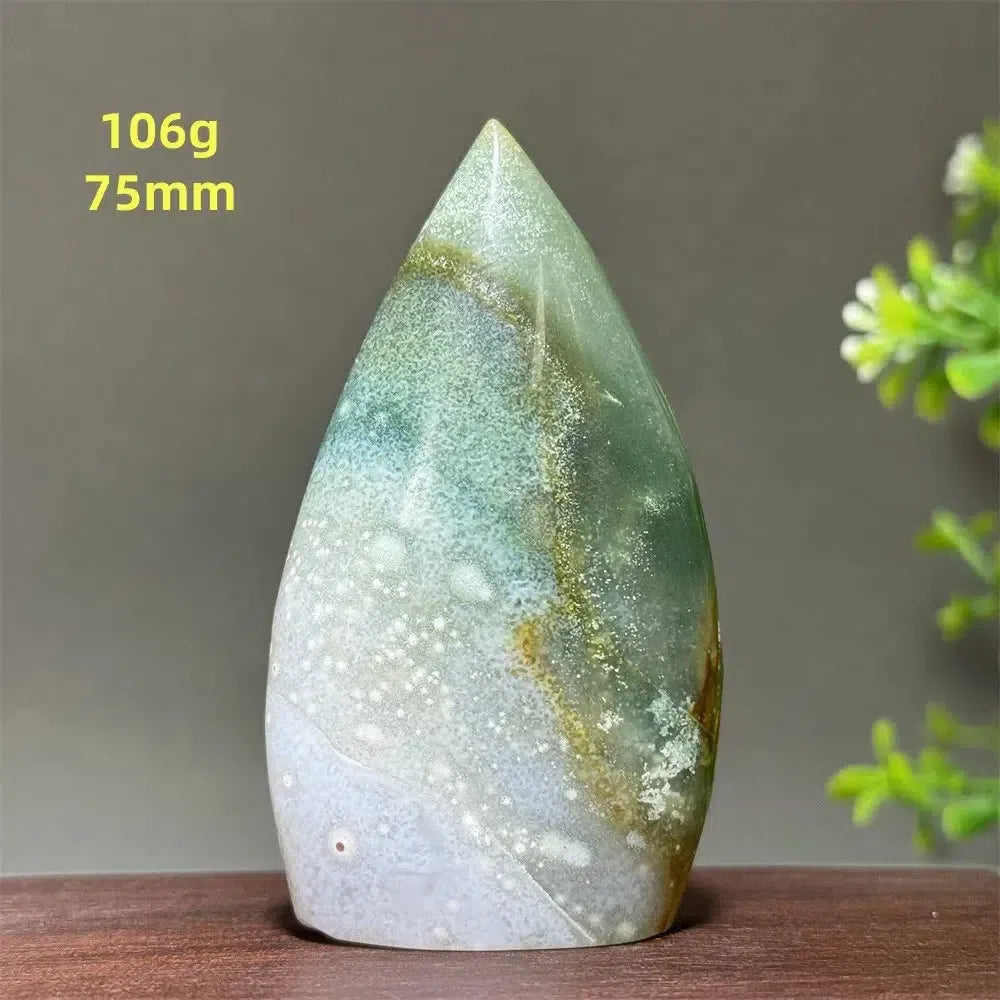 Unique Ocean Jasper Freeform Torch