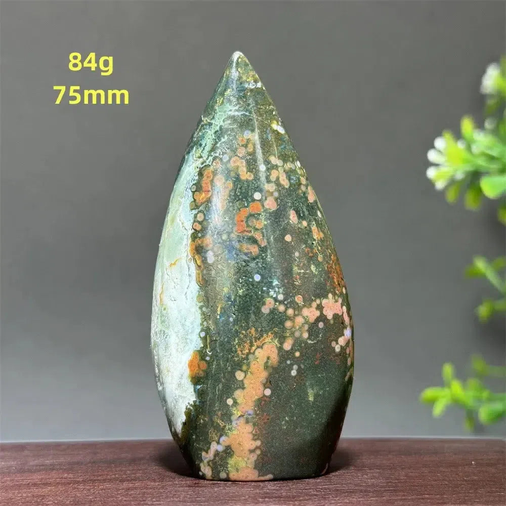 Unique Ocean Jasper Freeform Torch