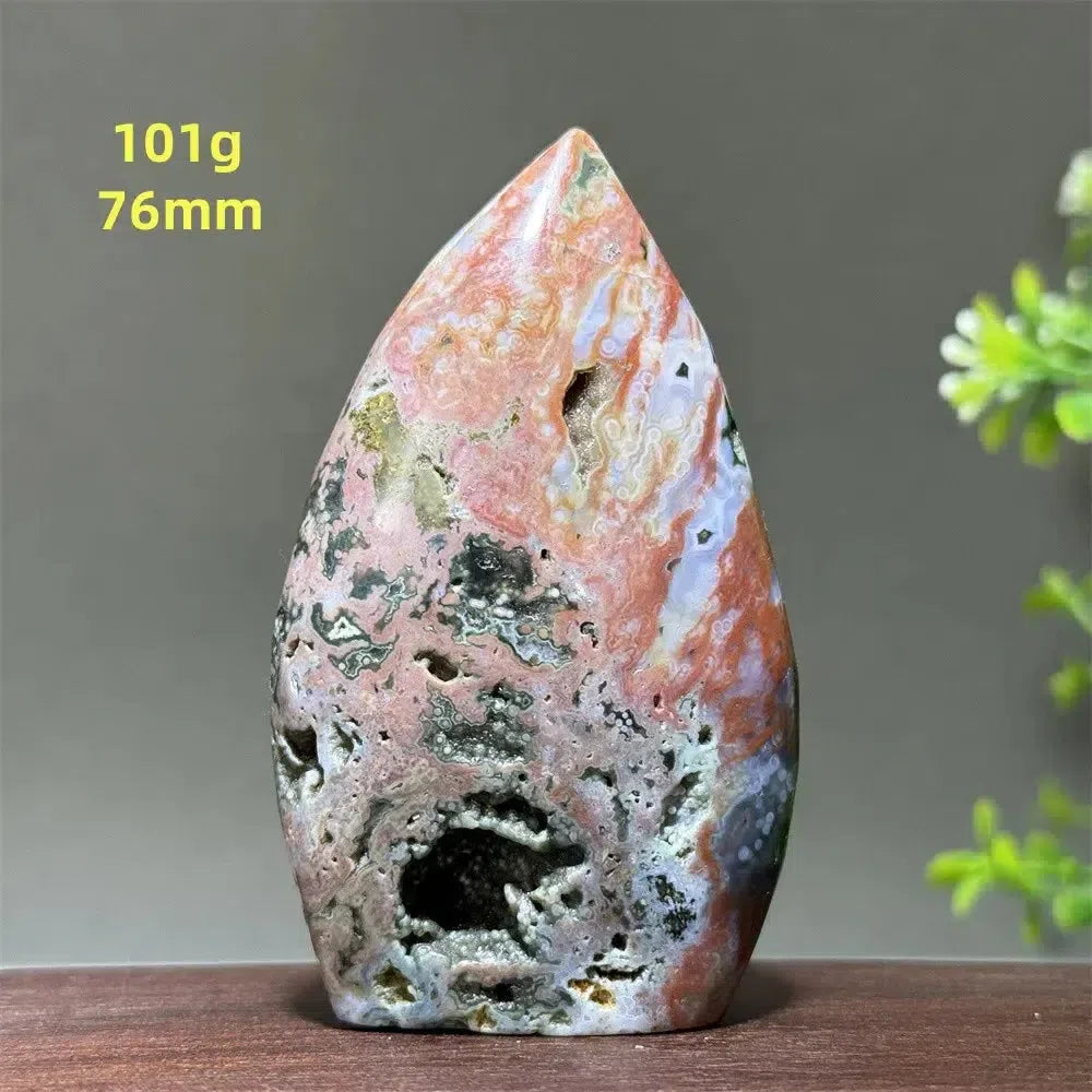 Unique Ocean Jasper Freeform Torch