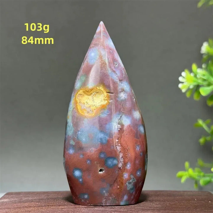 Unique Ocean Jasper Freeform Torch