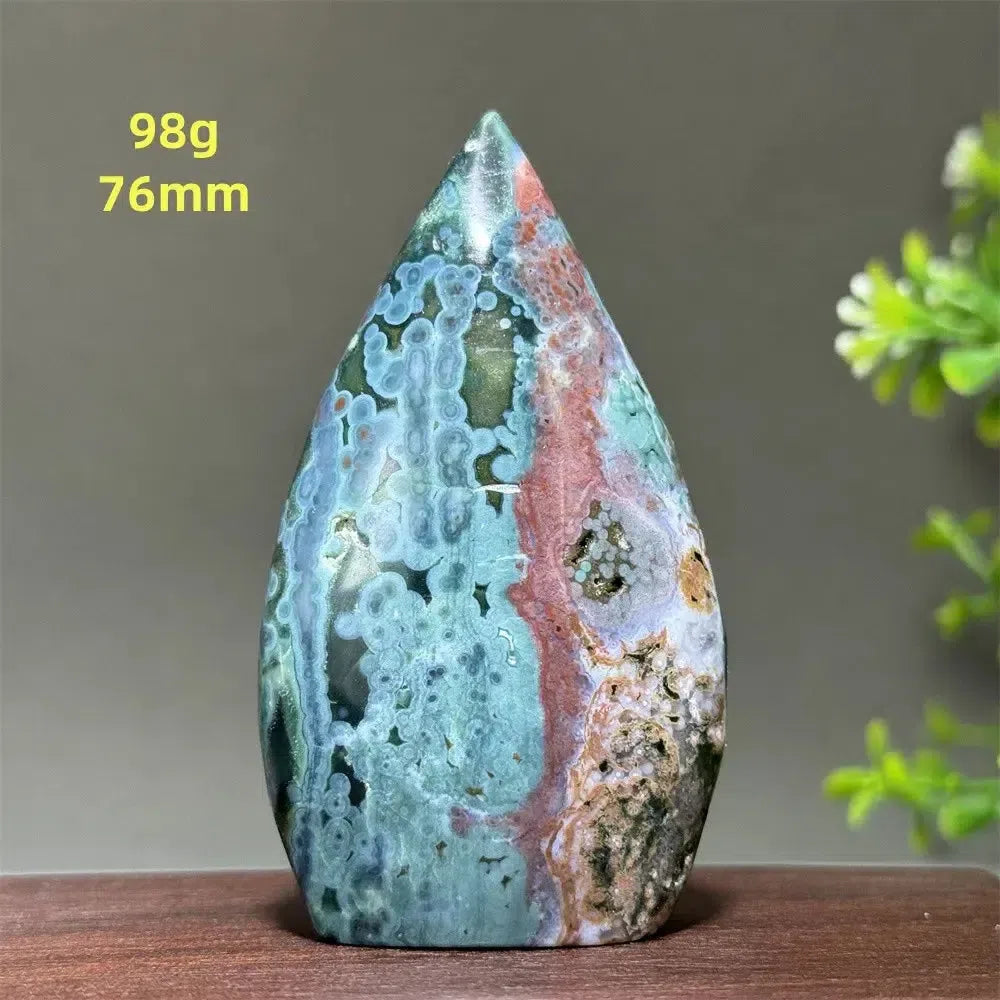 Unique Ocean Jasper Freeform Torch