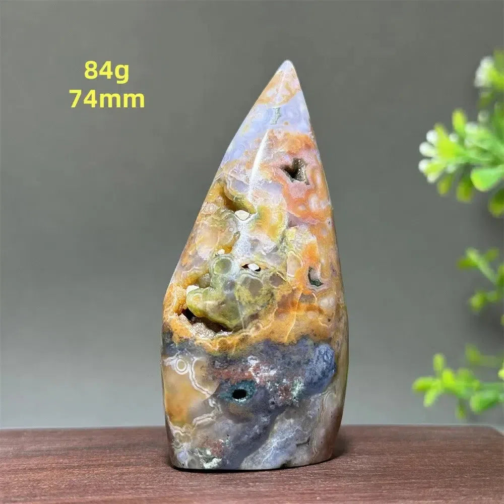 Unique Ocean Jasper Freeform Torch