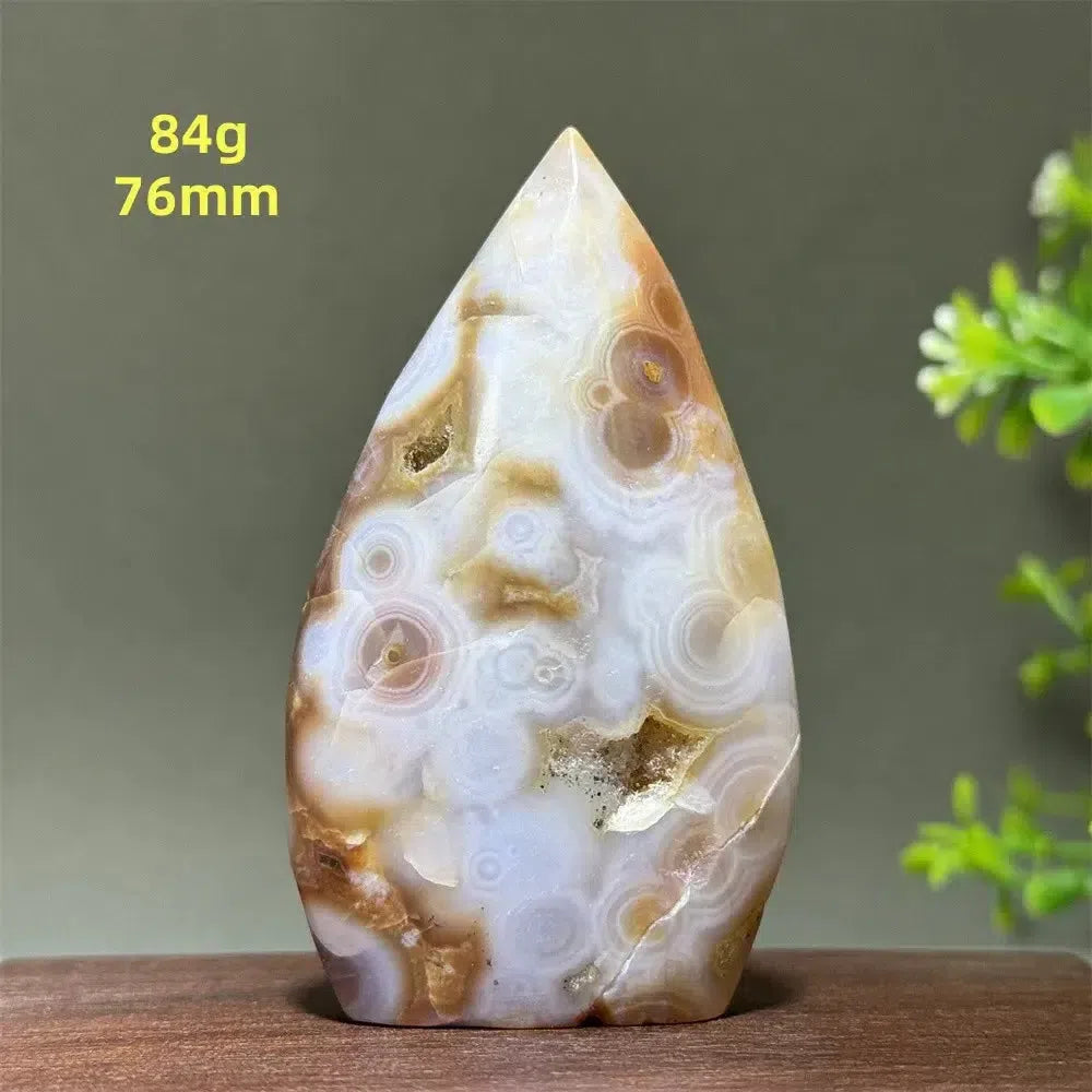 Unique Ocean Jasper Freeform Torch