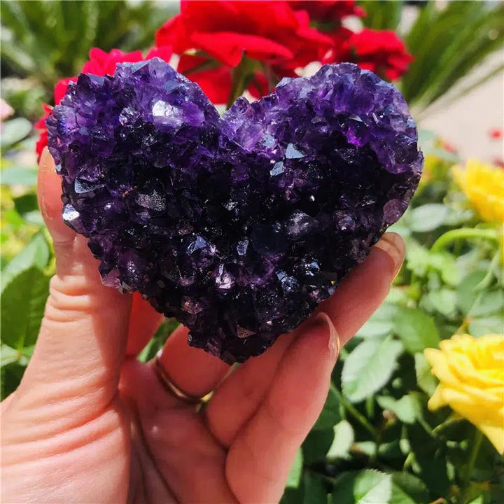 Uruguayan Amethyst Heart