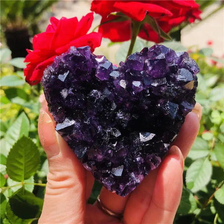 Uruguayan Amethyst Heart