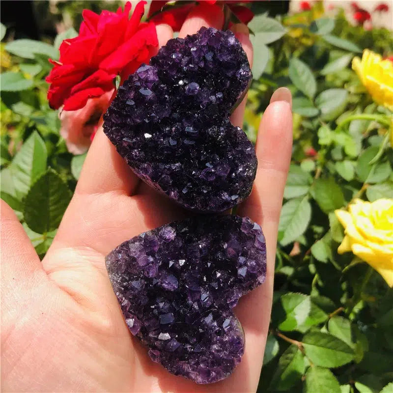 Uruguayan Amethyst Heart