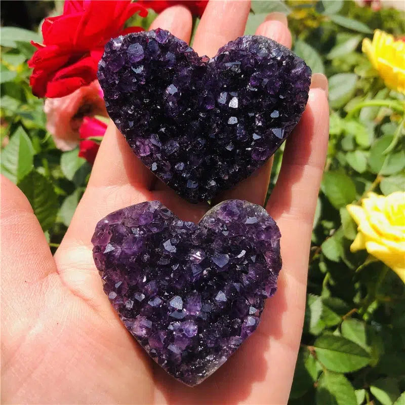 Uruguayan Amethyst Heart