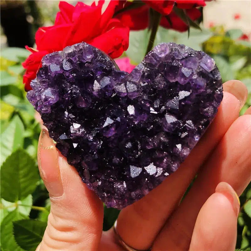 Uruguayan Amethyst Heart