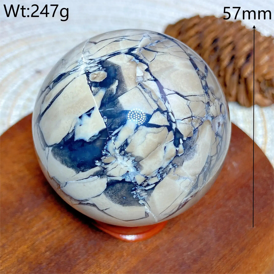 Volcanic Agate Sphere UV Reactive