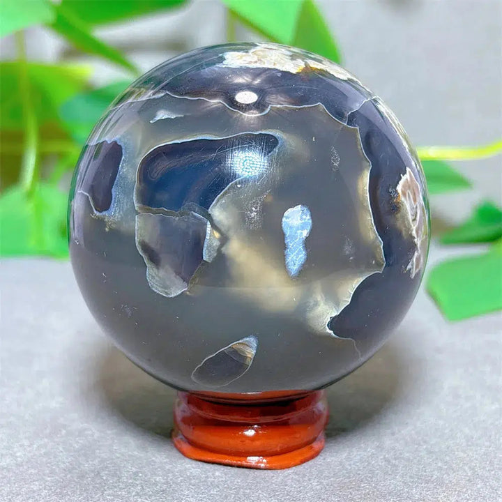 Volcanic Agate Sphere UV Reactive