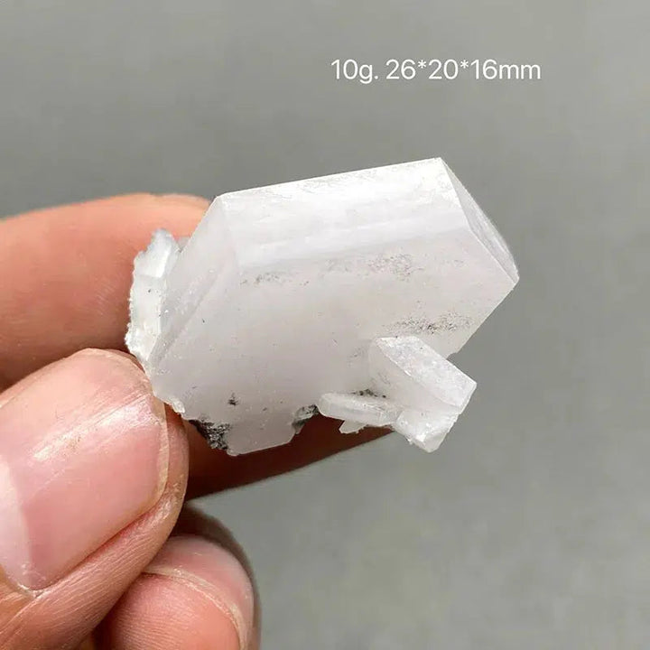 White Flake Calcite Cluster UV Reactive