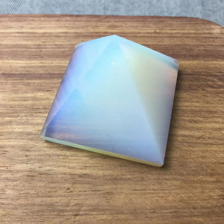 White Opalite Pyramid