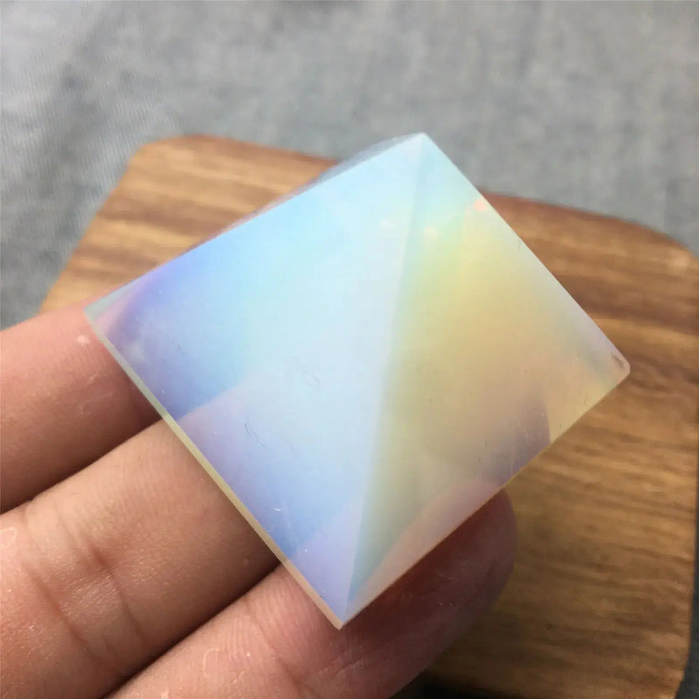 White Opalite Pyramid