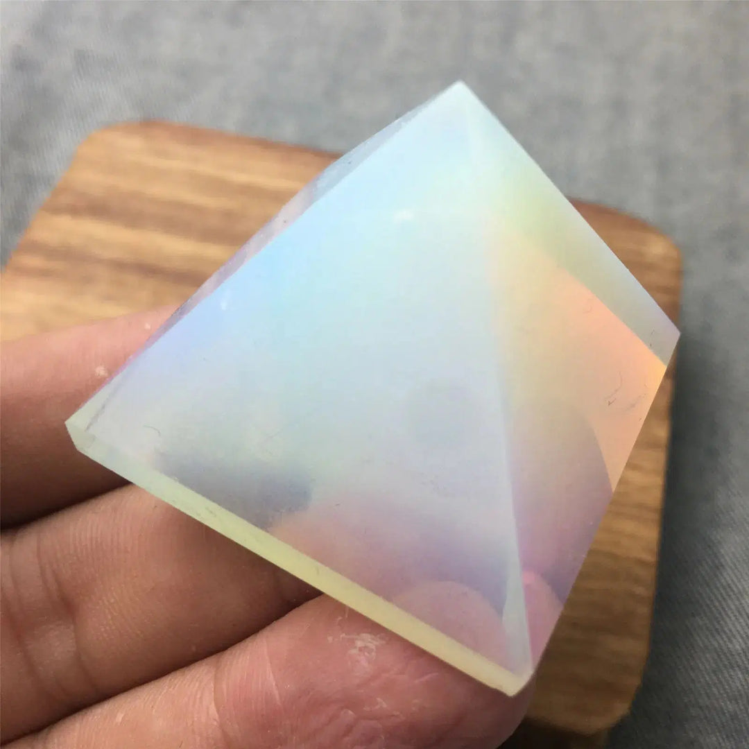 White Opalite Pyramid