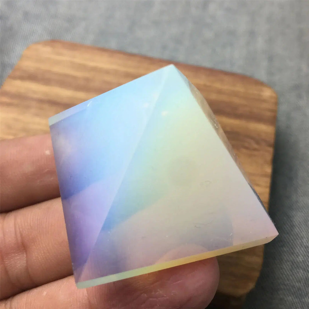 White Opalite Pyramid