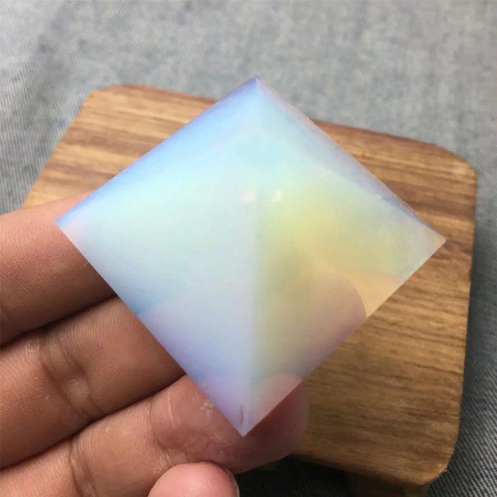 White Opalite Pyramid