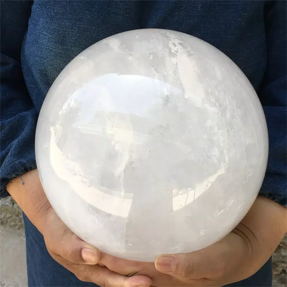 White Quartz Sphere