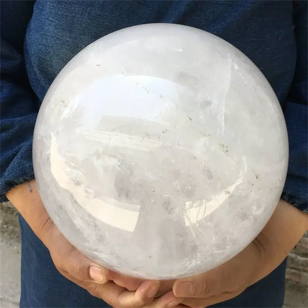 White Quartz Sphere