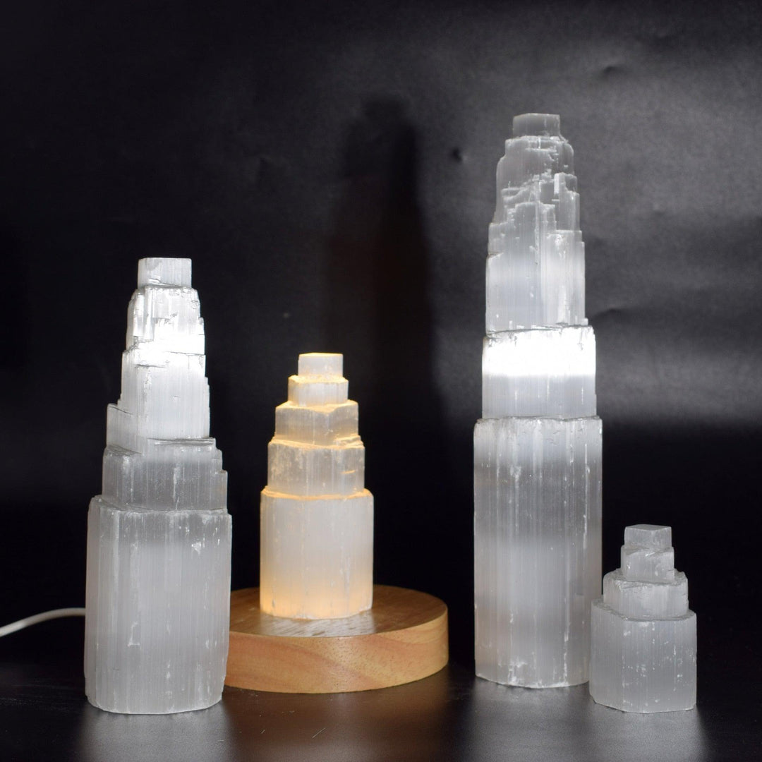 White Selenite Tower