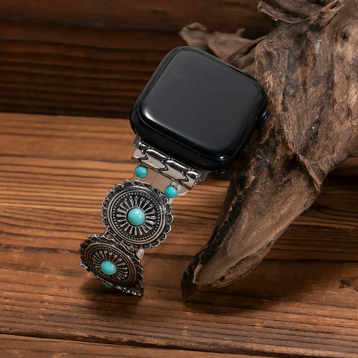 Wild West Turquoise Style Apple iWatch Band in 4 Styles