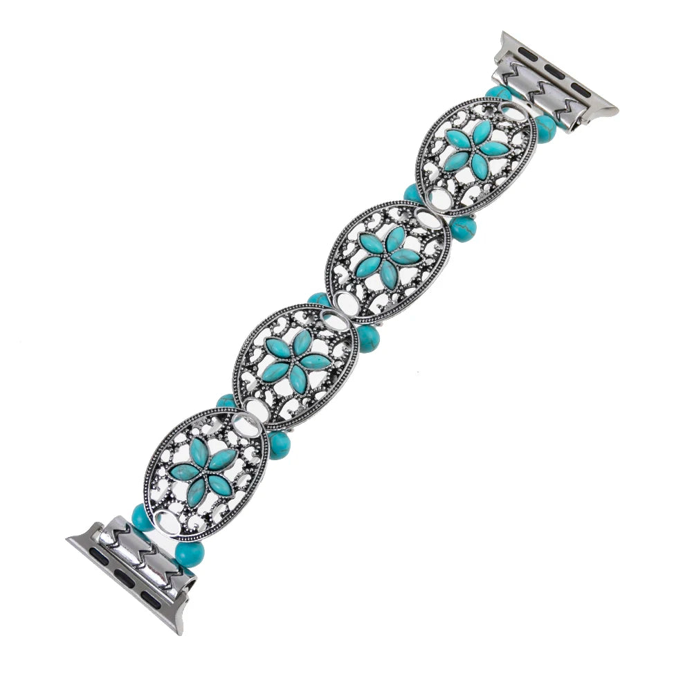 Wild West Turquoise Style Apple iWatch Band in 4 Styles