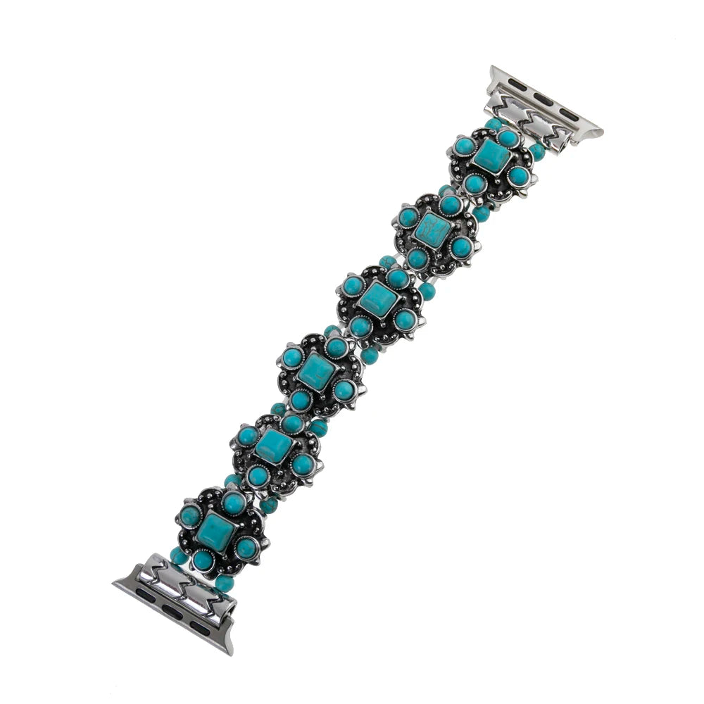 Wild West Turquoise Style Apple iWatch Band in 4 Styles