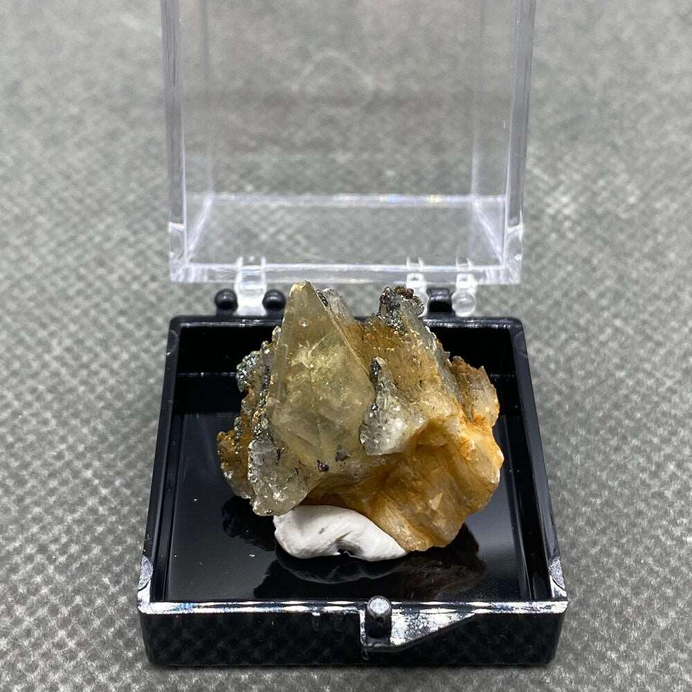 Yellow Calcite And Pyrite Raw Crystal