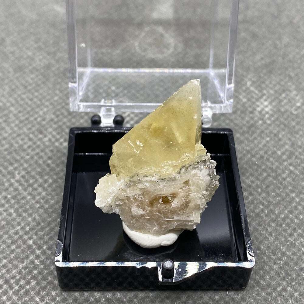 Yellow Calcite And Pyrite Raw Crystal