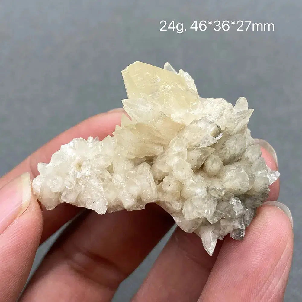 Yellow Calcite Gem Grade Crystal Cluster