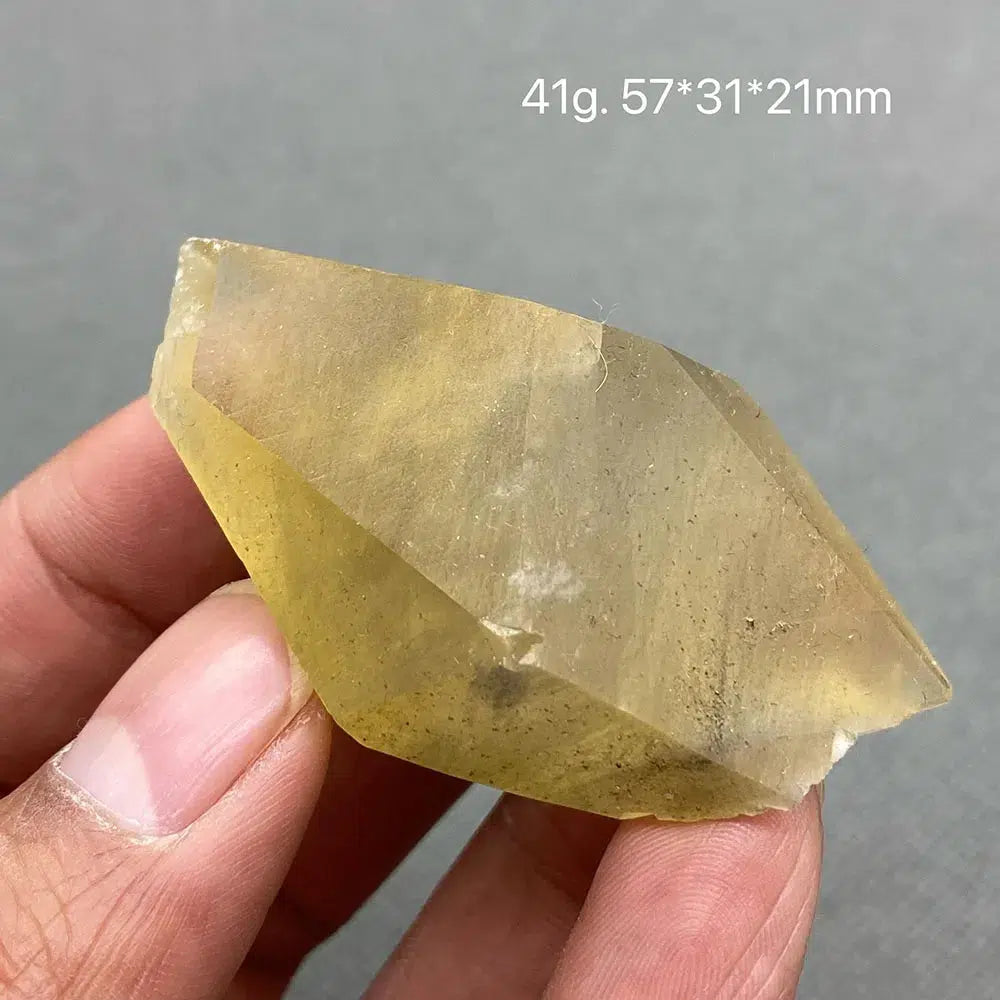 Yellow Calcite Gem Grade Crystal Cluster