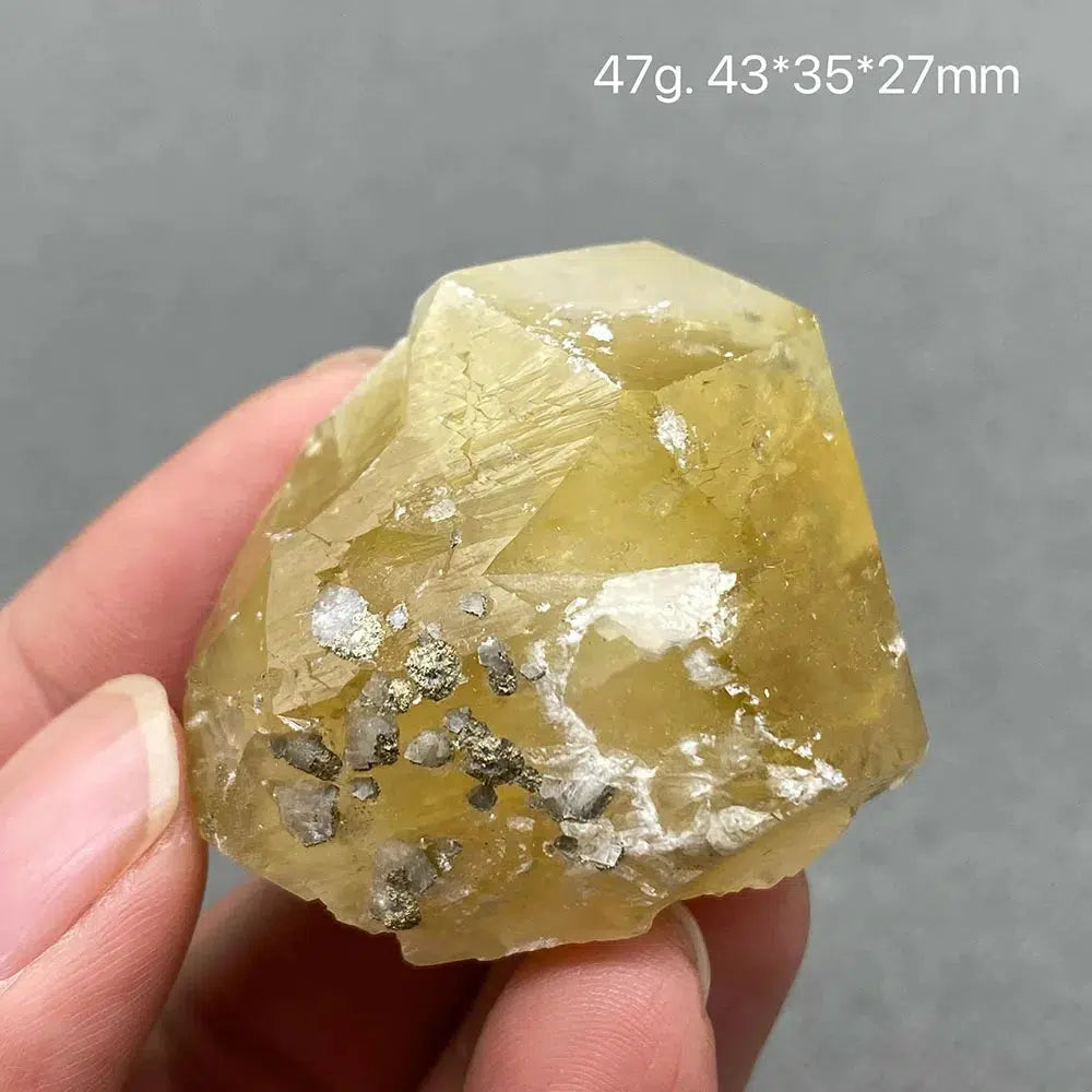 Yellow Calcite Gem Grade Crystal Cluster