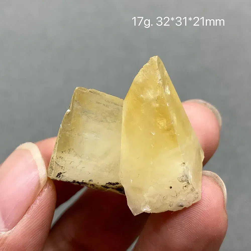 Yellow Calcite Gem Grade Crystal Cluster