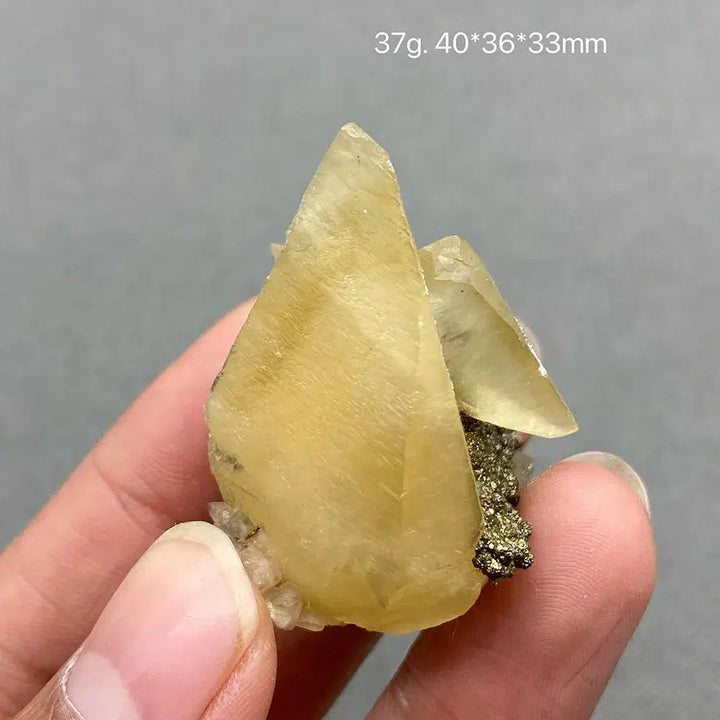 Yellow Calcite Gem Grade Crystal Cluster