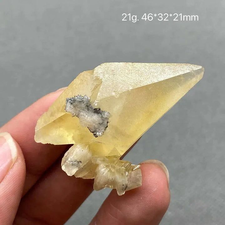 Yellow Calcite Gem Grade Crystal Cluster