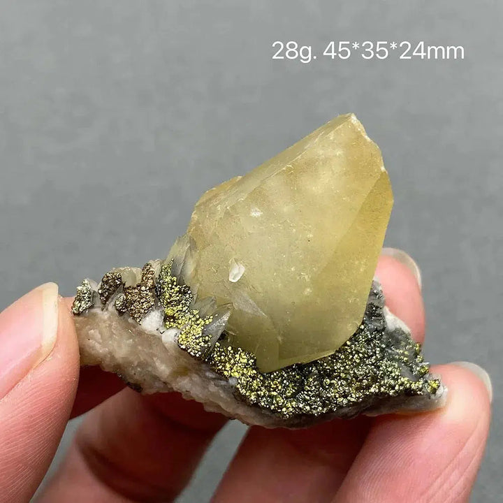 Yellow Calcite Gem Grade Crystal Cluster