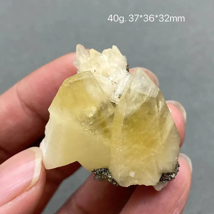 Yellow Calcite Gem Grade Crystal Cluster