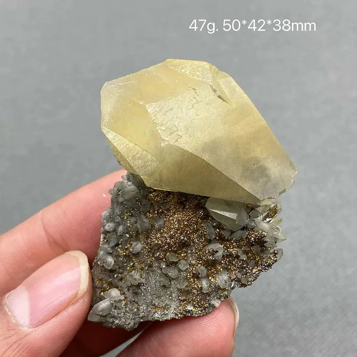 Yellow Calcite Gem Grade Crystal Cluster