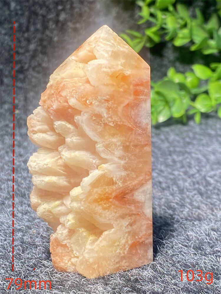 Yellow Calcite 'Raw Edge' Tower