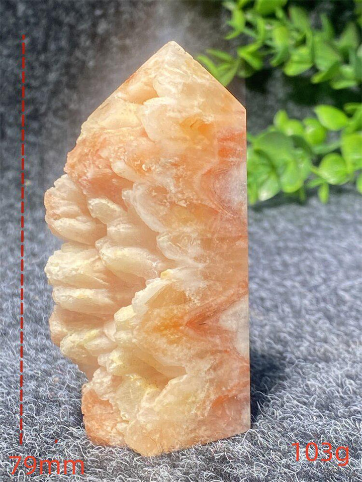 Yellow Calcite 'Raw Edge' Tower