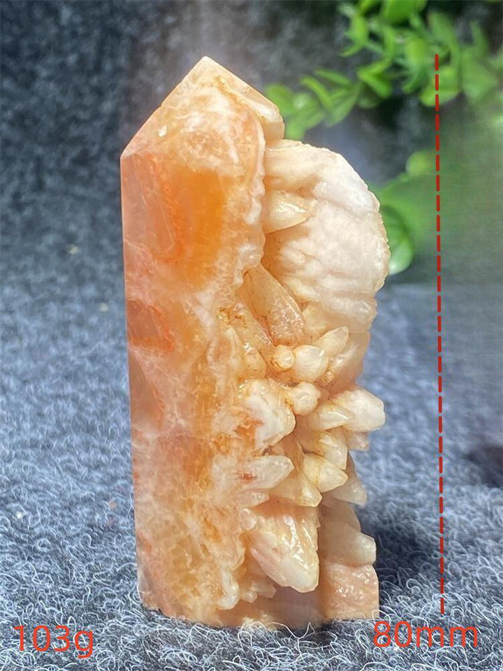 Yellow Calcite 'Raw Edge' Tower