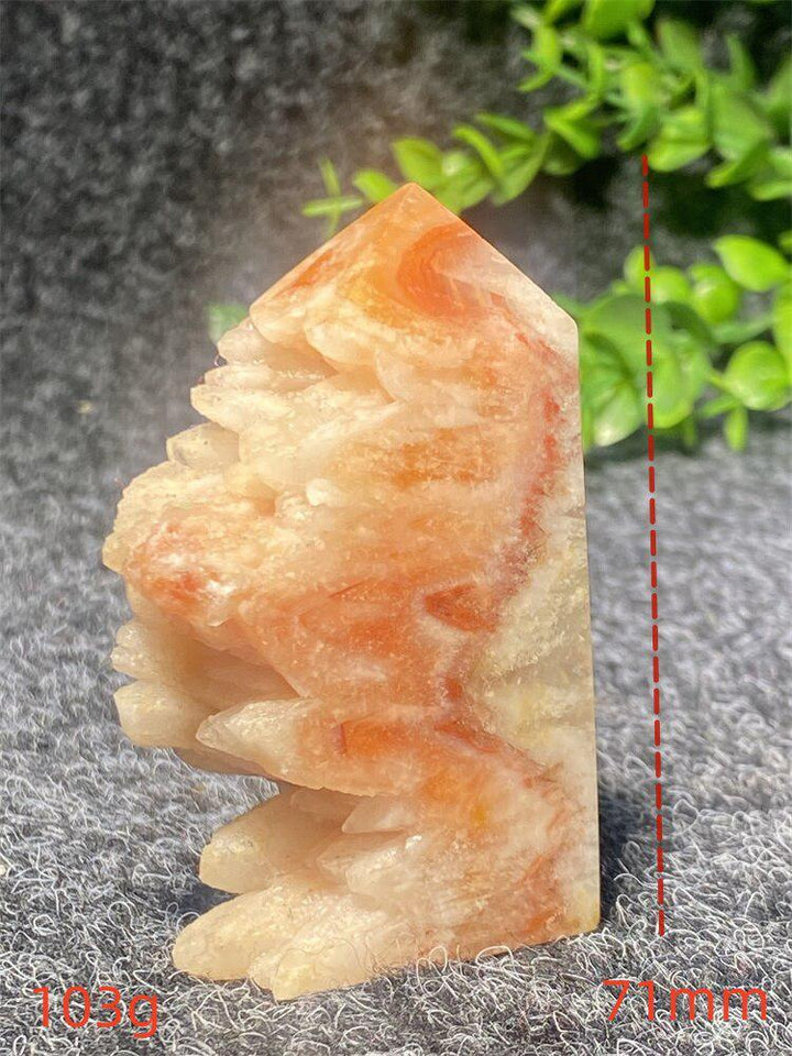 Yellow Calcite 'Raw Edge' Tower