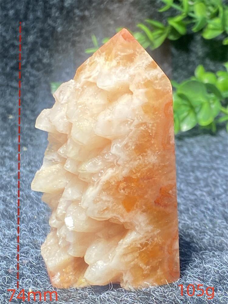 Yellow Calcite 'Raw Edge' Tower